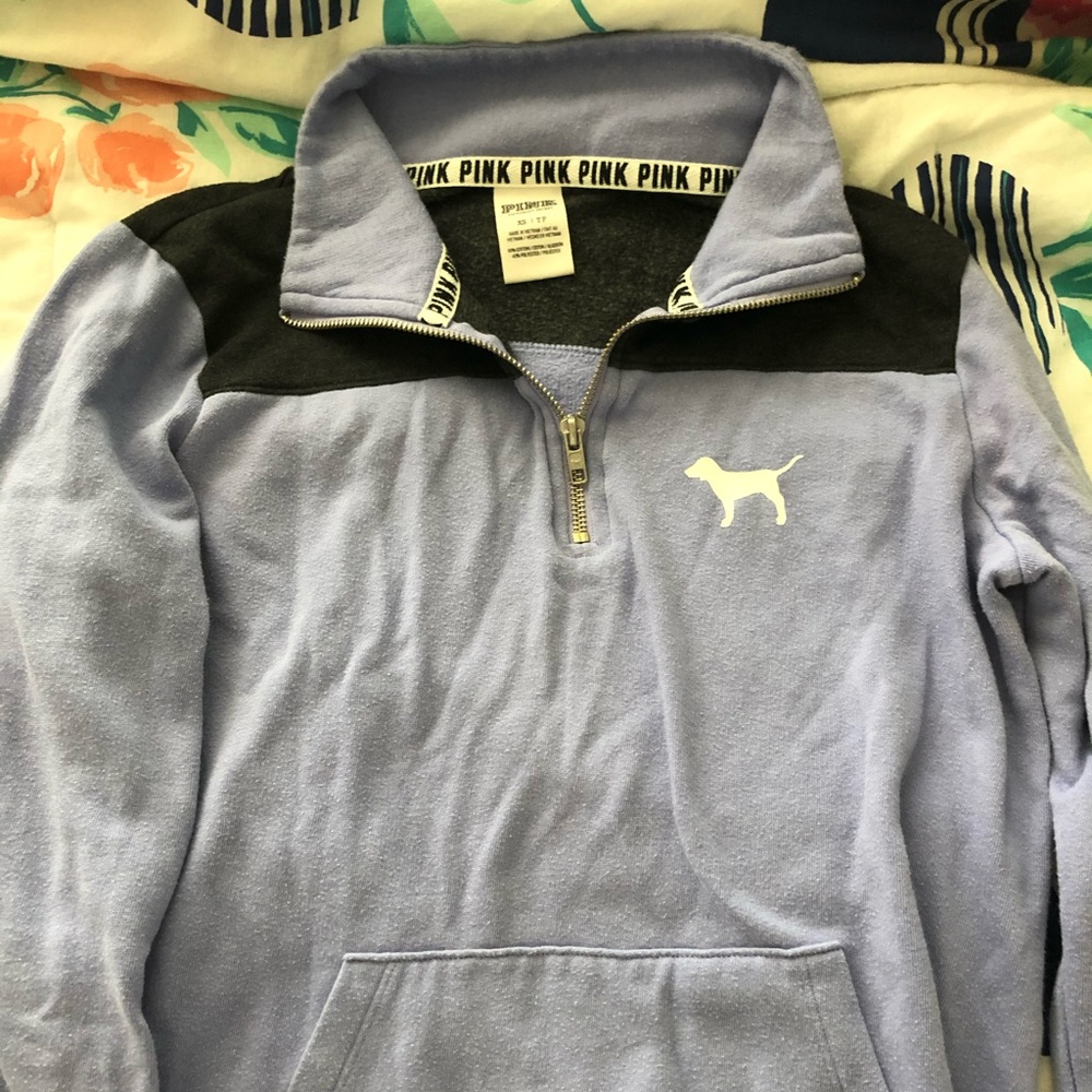 Pink Victoria Secret Quarter Zip Jacket